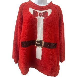 Como Blu Holiday Christmas Santa Sweater - XL